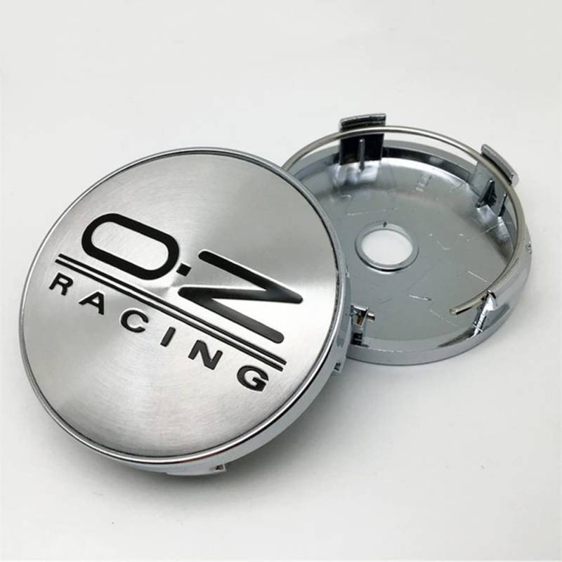 4 Stück Nabendeckel Radnabendeckel für OZ Racing 60mm, Radnabenkappen Radnabenabdeckung Wasserdicht Staubdicht Felgendeckel mit Logo,D1-60mm von KUPK