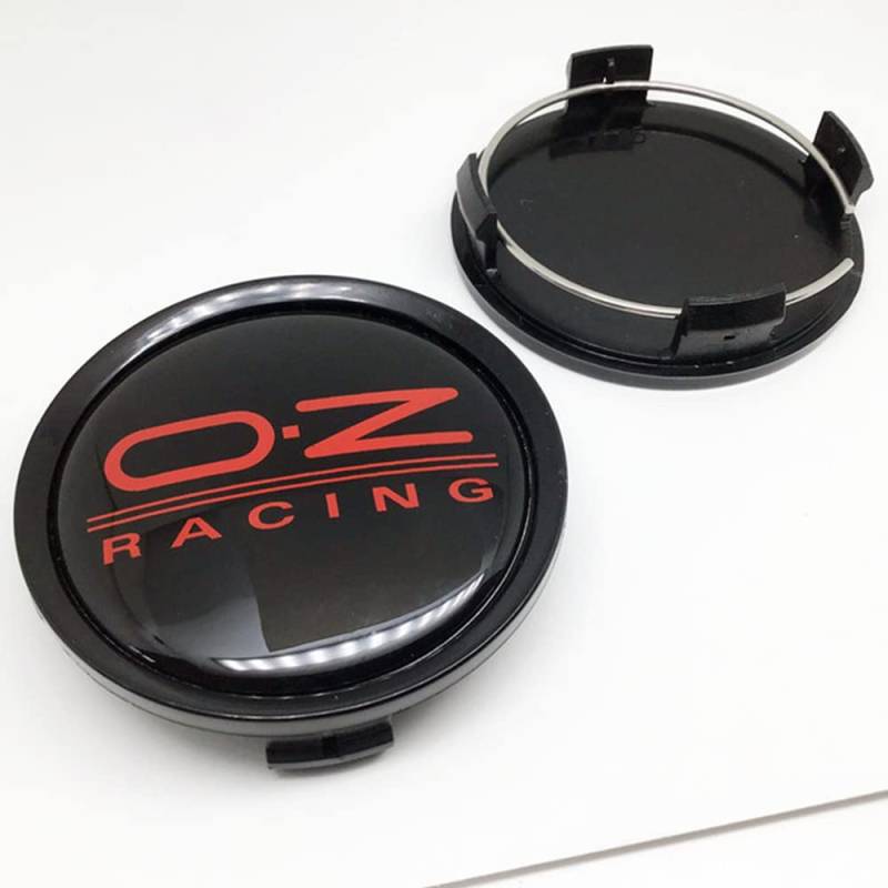 4 Stück Nabendeckel Radnabendeckel für OZ Racing 70mm, Radnabenkappen Radnabenabdeckung Wasserdicht Staubdicht Felgendeckel mit Logo,E-70mm von KUPK