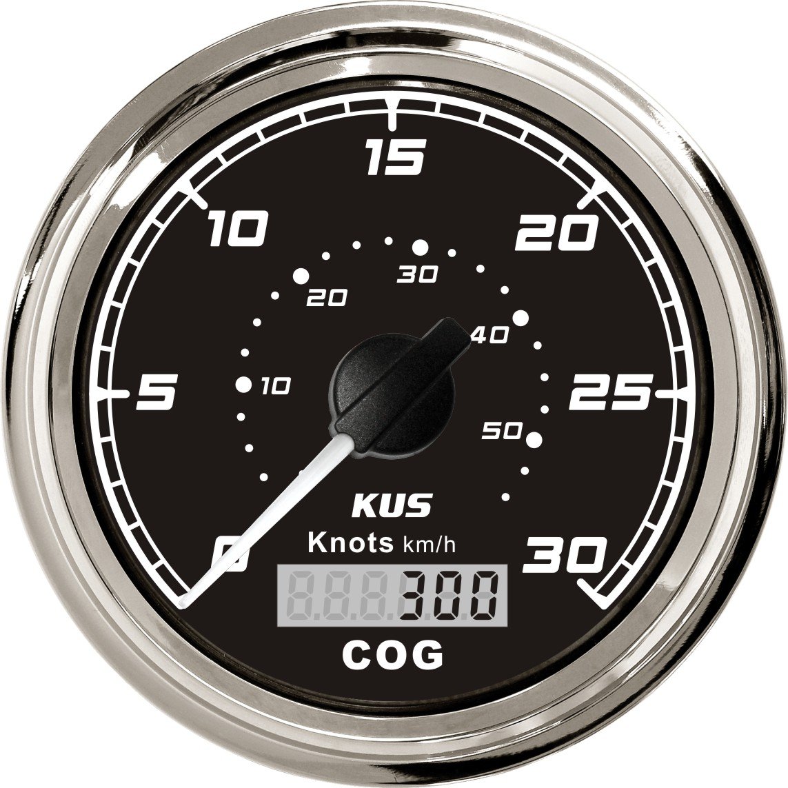 KUS GPS Tacho Kilometerzähler 30Knots Für Boot Yachten 85mm 12V/24V (Schwarz) KUS GPS Tacho Kilometerzähler 30Knots Für Boot Yachten 85mm 12V/24V (Schwarz) von KUS USA
