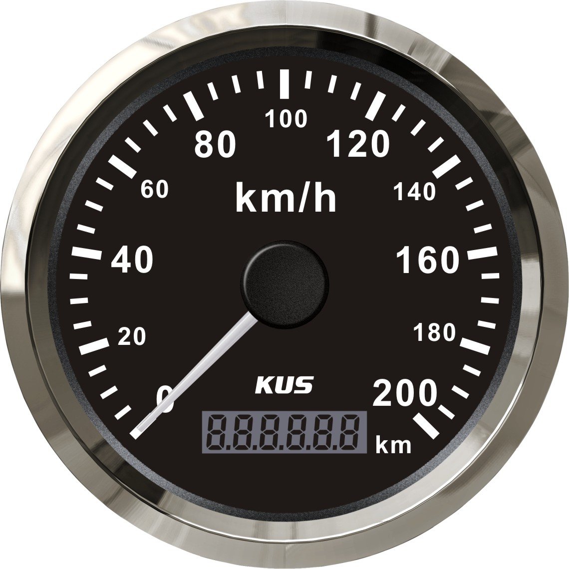 KUS Wasserdichte GPS Tacho Kilometerzähler 0-200km/h Für Auto Motorrad Lkw 85mm (Schwarz) KUS Wasserdichte GPS Tacho Kilometerzähler 0-200km/h Für Auto Motorrad Lkw 85mm (Schwarz) von KUS USA