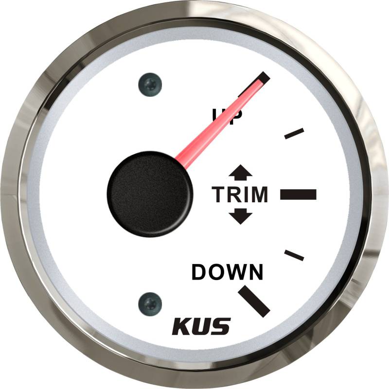 KUS wasserfest Trim Gauge Meter oben 52mm 12V/24V mit Hintergrundbeleuchtung von KUS USA