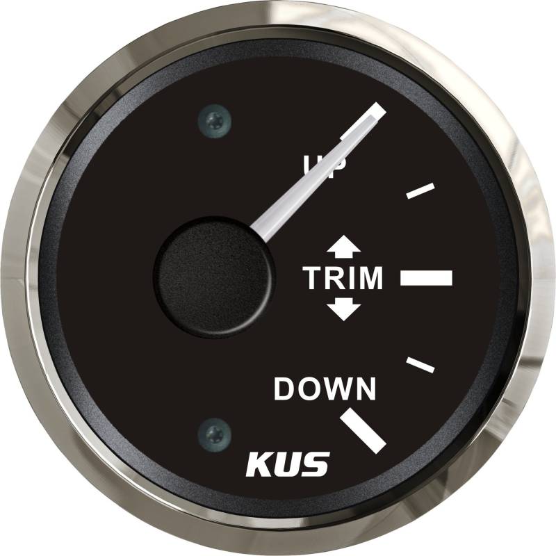 KUS wasserfest Trim Gauge Meter oben 52mm 12V/24V mit Hintergrundbeleuchtung von KUS USA