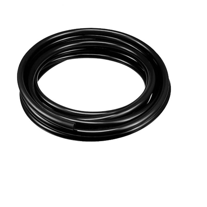 Ansaugschlauch Universal ID 10/12/14/16mm Auto Auto Vakuum Silikon Schlauch Racing Line Rohr Rohr Blau/schwarz/Rot 1-20 Meter Einlassluftrohrschlauch (Farbe : Schwarz, Größe : 16x23mm) von KUVIEZ