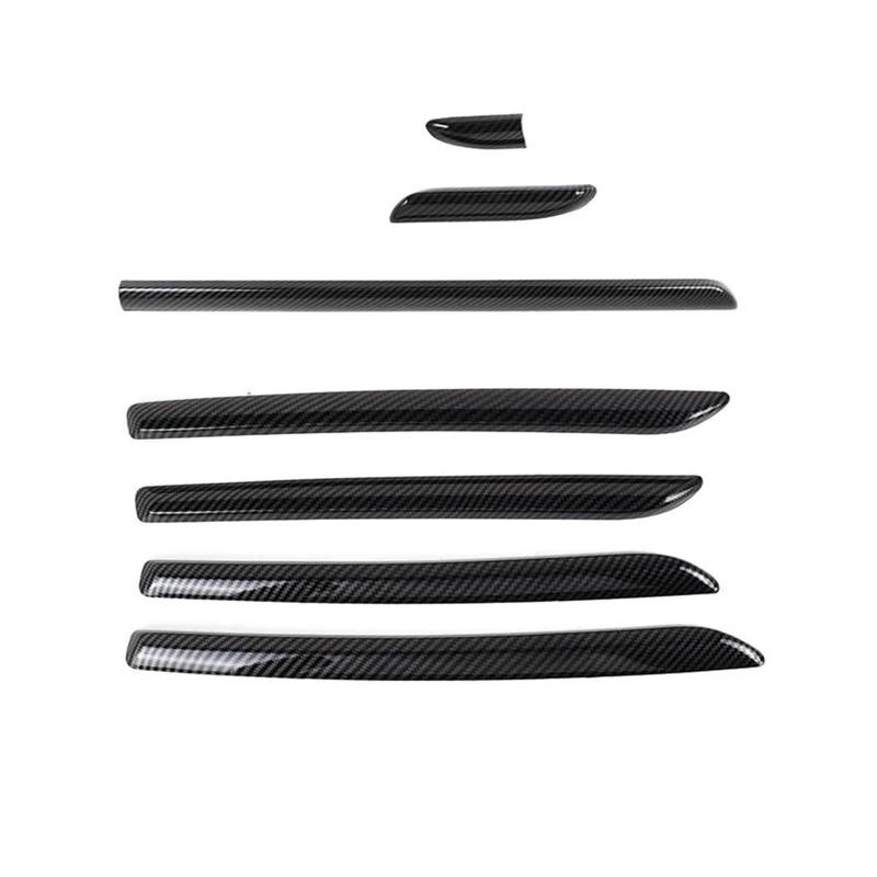 Auto Innendekoration Für A3 8V 2014 2015 2016 2017 2018 Auto Center Konsole Modifizierter Innenraum Carbon Fiber Trim Streifen Shift Header Shell Abdeckung Pull Griff Tür Interieur Dekor(1 Set.) von KUVIEZ