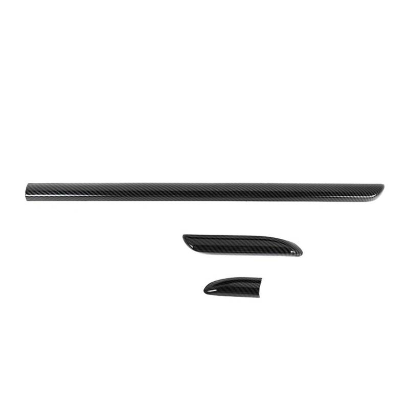 Auto Innendekoration Für A3 8V 2014 2015 2016 2017 2018 Auto Center Konsole Modifizierter Innenraum Carbon Fiber Trim Streifen Shift Header Shell Abdeckung Pull Griff Tür Interieur Dekor(3pcs Central von KUVIEZ