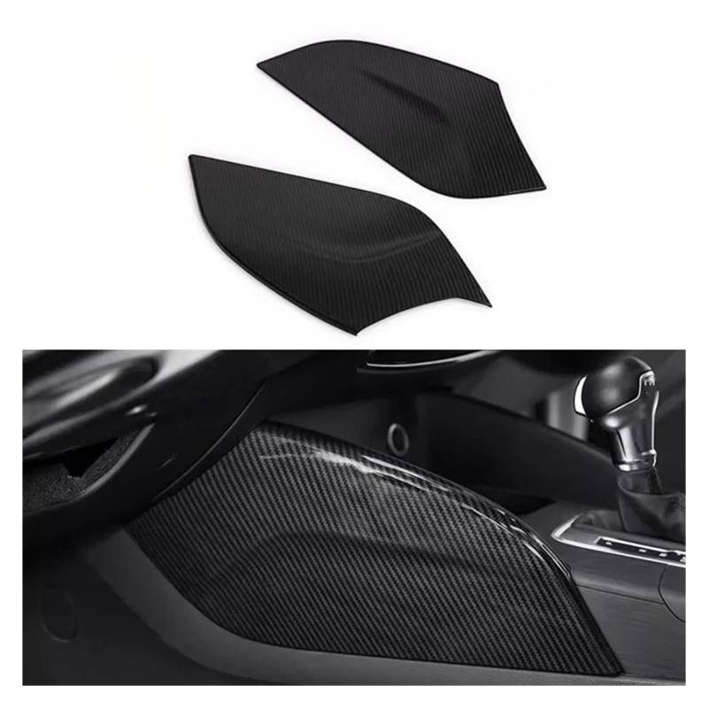 Auto Innendekoration Für A3 8V 2014 2015 2016 2017 2018 Auto Center Konsole Modifizierter Innenraum Carbon Fiber Trim Streifen Shift Header Shell Abdeckung Pull Griff Tür Interieur Dekor(Style E) von KUVIEZ
