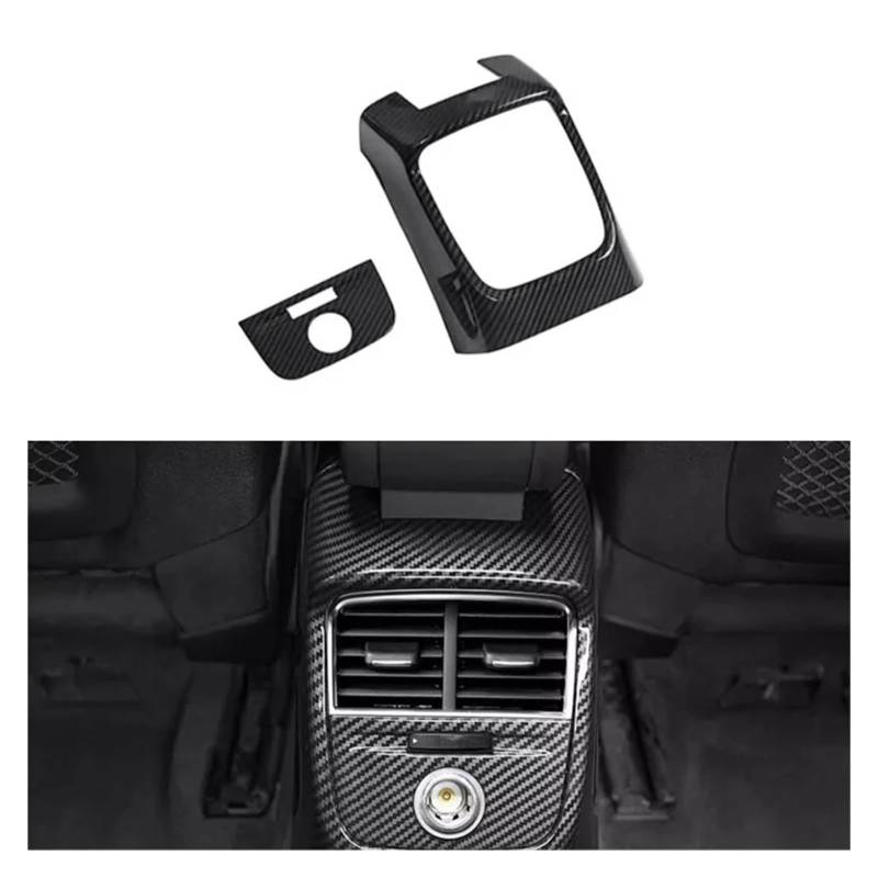 Auto Innendekoration Für A3 8V 2014 2015 2016 2017 2018 Auto Center Konsole Modifizierter Innenraum Carbon Fiber Trim Streifen Shift Header Shell Abdeckung Pull Griff Tür Interieur Dekor(Style G) von KUVIEZ