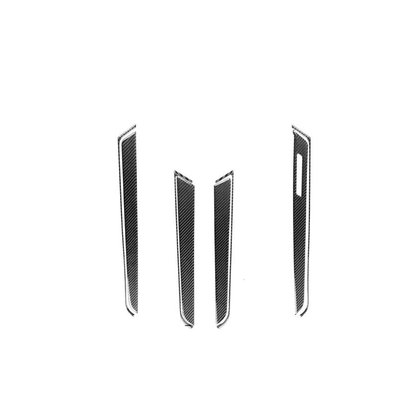 Auto Innendekoration Für A6 S6 C6 2005 2006 2007 2008 2009 2010 2011 Tür Panel Trim Streifen Türgriff Carbon Faser Aufkleber Auto Innen Aufkleber Auto Zubehör Interieur Dekor(A LHD) von KUVIEZ