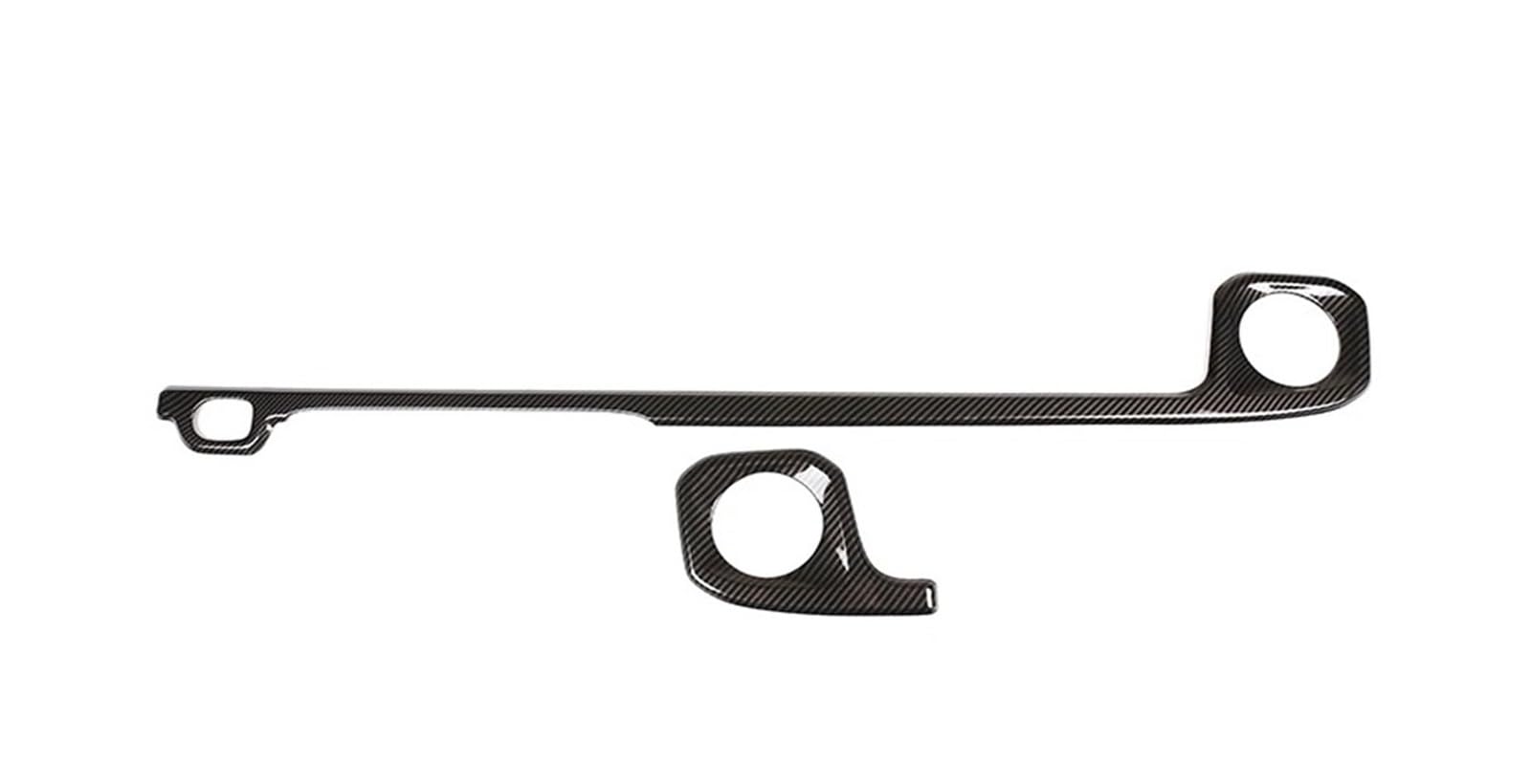 Auto Innendekoration Für Benz Für G-Klasse W464 2019 2020 2021 2022 ABS Carbon Fiber Interior Kit Dashboard Konsole Gangschaltung Panel Abdeckung Trim Aufkleber Interieur Dekor(Z) von KUVIEZ
