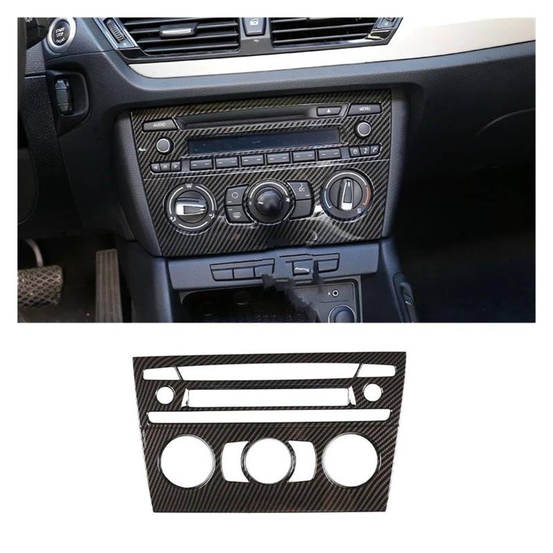 Auto Innendekoration Für Für X1 E84 2011-2015 ABS Carbon Fiber Innen Kit Dashboard Konsole Getriebe Shift Panel Dekoration Abdeckung Trim Aufkleber Interieur Dekor(F) von KUVIEZ