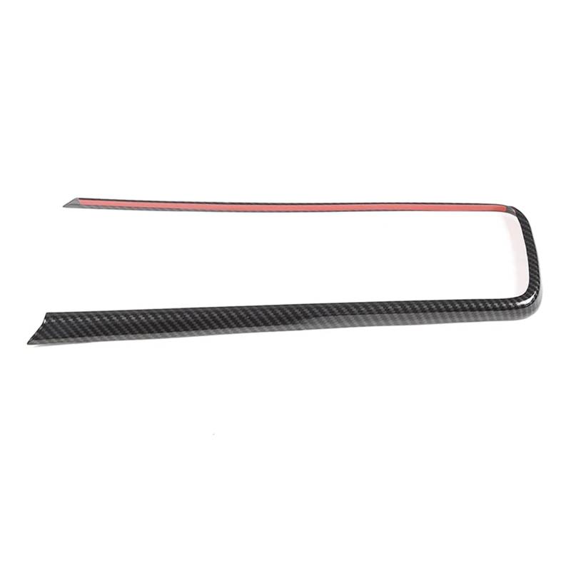 Auto Innendekoration Für Für X1 U11 2023 2024 Innen Zubehör ABS Carbon Faser Auto Center Console Armlehne Box Side Trim Streifen Dekorative Aufkleber Interieur Dekor(Kohlefaser) von KUVIEZ