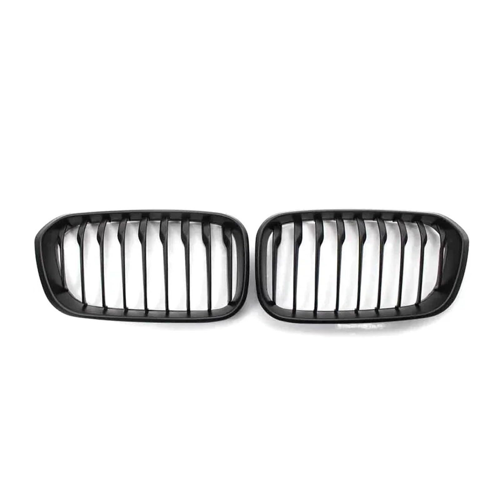 Auto Kühlergrill 1 Paar Für 1er F20 F21 2012 13 14 15 16 17 18 2019 Frontgrills Glänzend Schwarz Nierengrill Ersatz Racing Frontstoßstangengitter Kühlergrill Grill(Single-Matte Black) von KUVIEZ