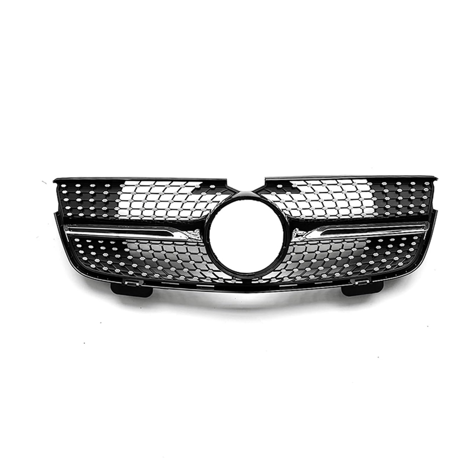Auto Kühlergrill Auto Kühlergrill Grill Oberen Stoßstange Haube Mesh Für Benz X164 GL320 Für Bluetec Für 4Matic Für CDI GL450 GL350 2006 2007 2008 2009 Kühlergrill Grill(Schwarz) von KUVIEZ