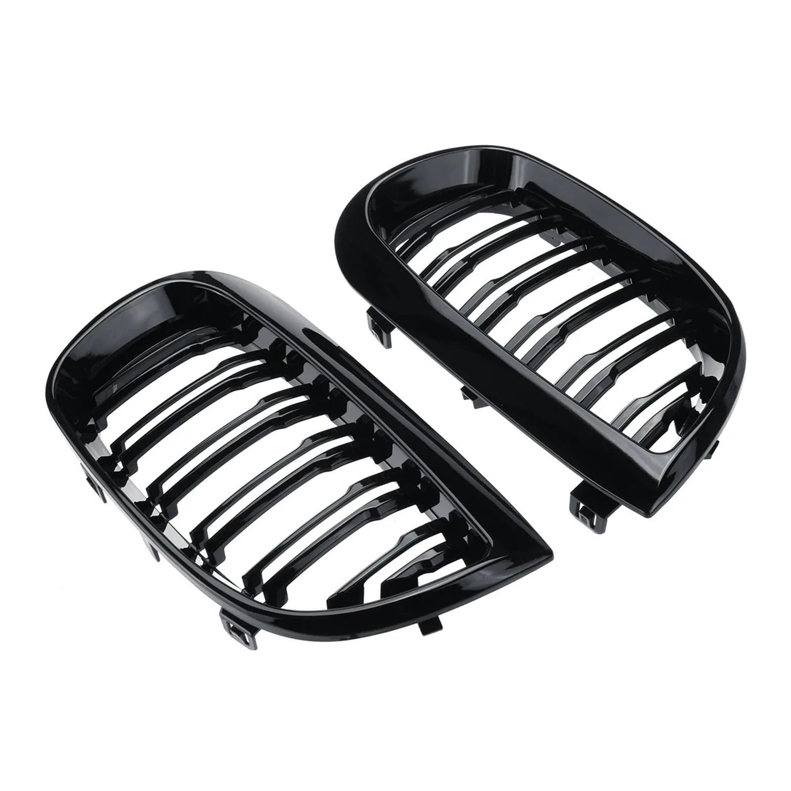 Auto Kühlergrill Für 1er E81 E87 Pre-Facelift 5-Türer 2004 2005 2006 2007 GlossyBlack Car Front Nierengrill Doppellatten Racing Grills Kühlergrill Grill Auto Kühlergrill Für 1er E81 E87 Pre-Facelift 5-Türer 2004 2005 2006 2007 GlossyBlack Car Front Nierengrill Doppellatten Racing Grills Kühlergrill Grill von KUVIEZ