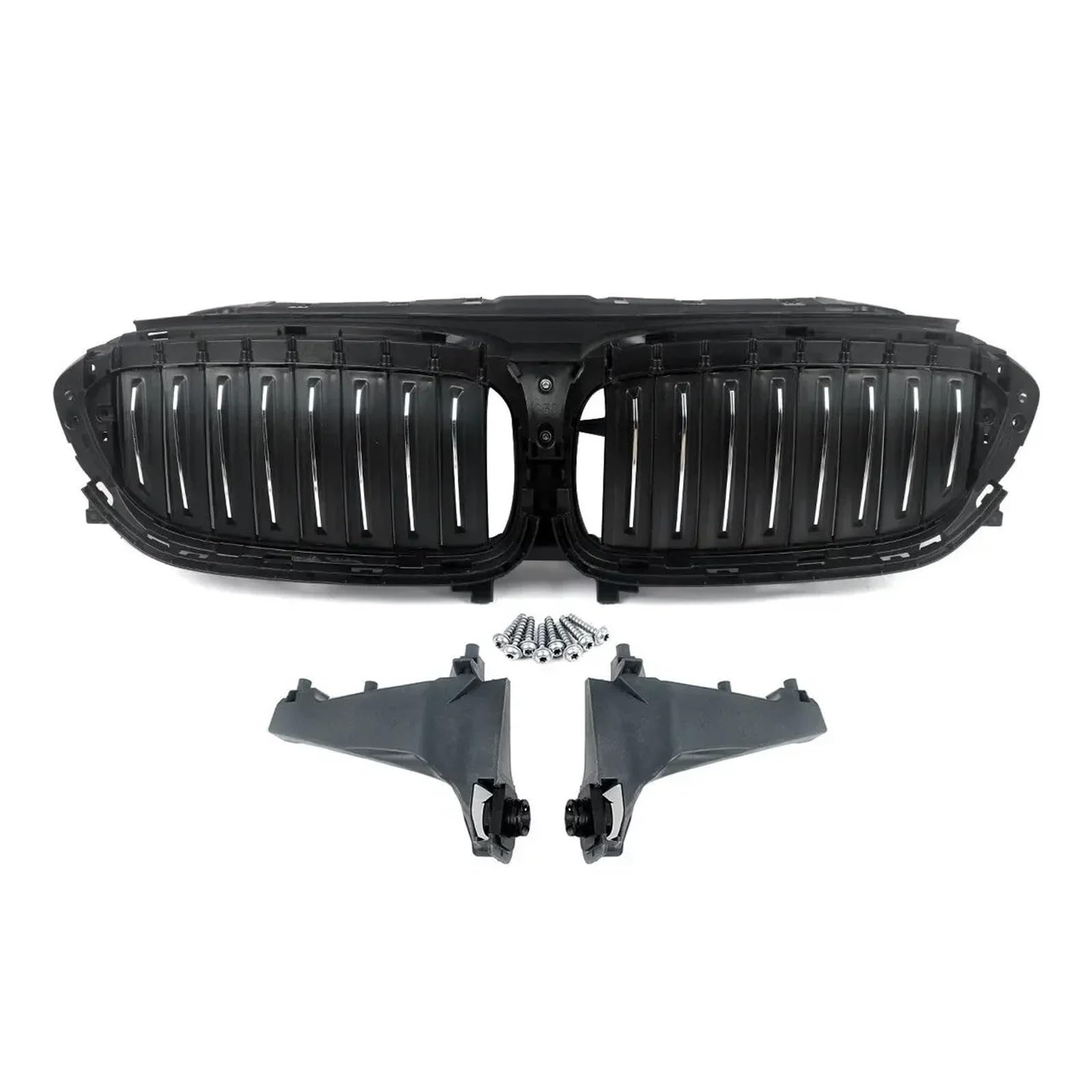 Auto Kühlergrill Für 5 Series G30 G31 2017 2018 2019 2020 Front Kühlergrill Active Air Shutter BLK + Chrom Auto Zubehör ABS Kühlergrill Grill Auto Kühlergrill Für 5 Series G30 G31 2017 2018 2019 2020 Front Kühlergrill Active Air Shutter BLK + Chrom Auto Zubehör ABS Kühlergrill Grill von KUVIEZ