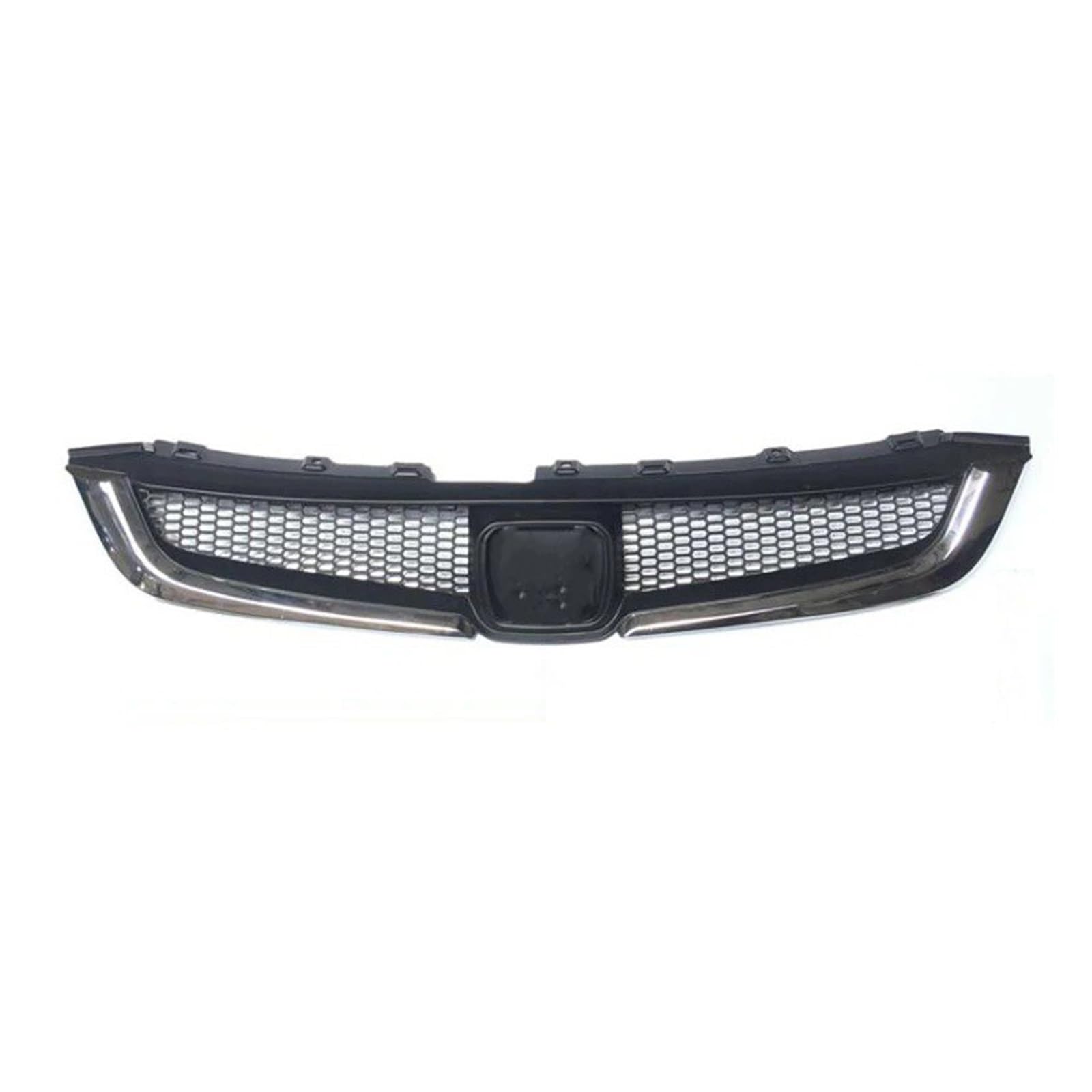 Auto Kühlergrill Für Accord 2003 2004 2005 2006 2007 Renngrills Kühlergrill Karosseriemodellierung Schwarz ABS-Kunststoff Auto Stoßfänger Modifikation Zubehör Kühlergrill Grill(Silber) von KUVIEZ