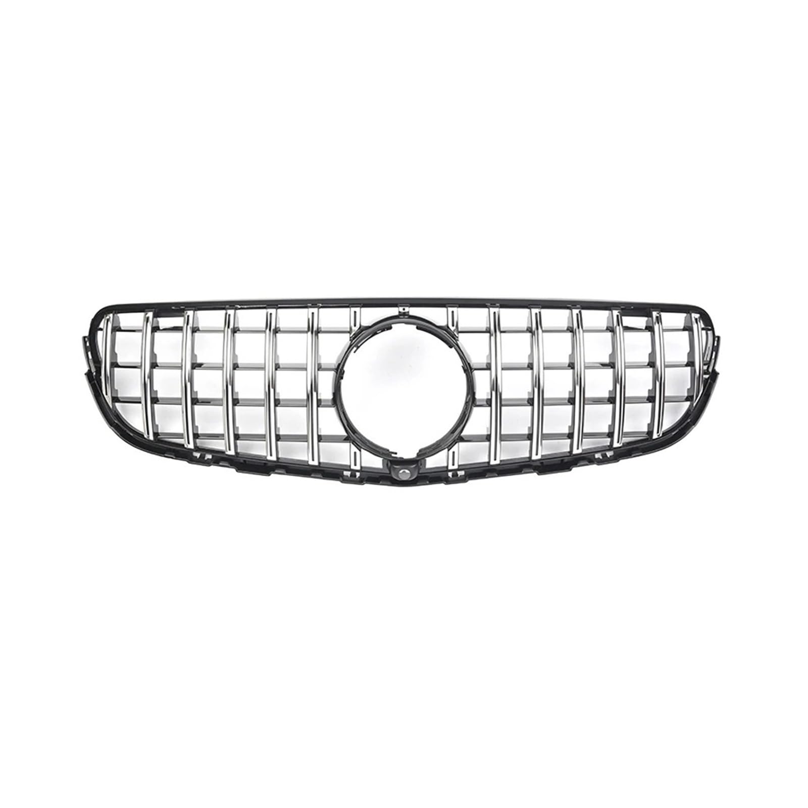 Auto Kühlergrill Für Benz Für GLC X253 C253 2015-2019 Tuning Ersatzteil Diamant GT Stil Front Hood Grille Racing Grill Körper Kit Refit Kühlergrill Grill(G-Silver) von KUVIEZ