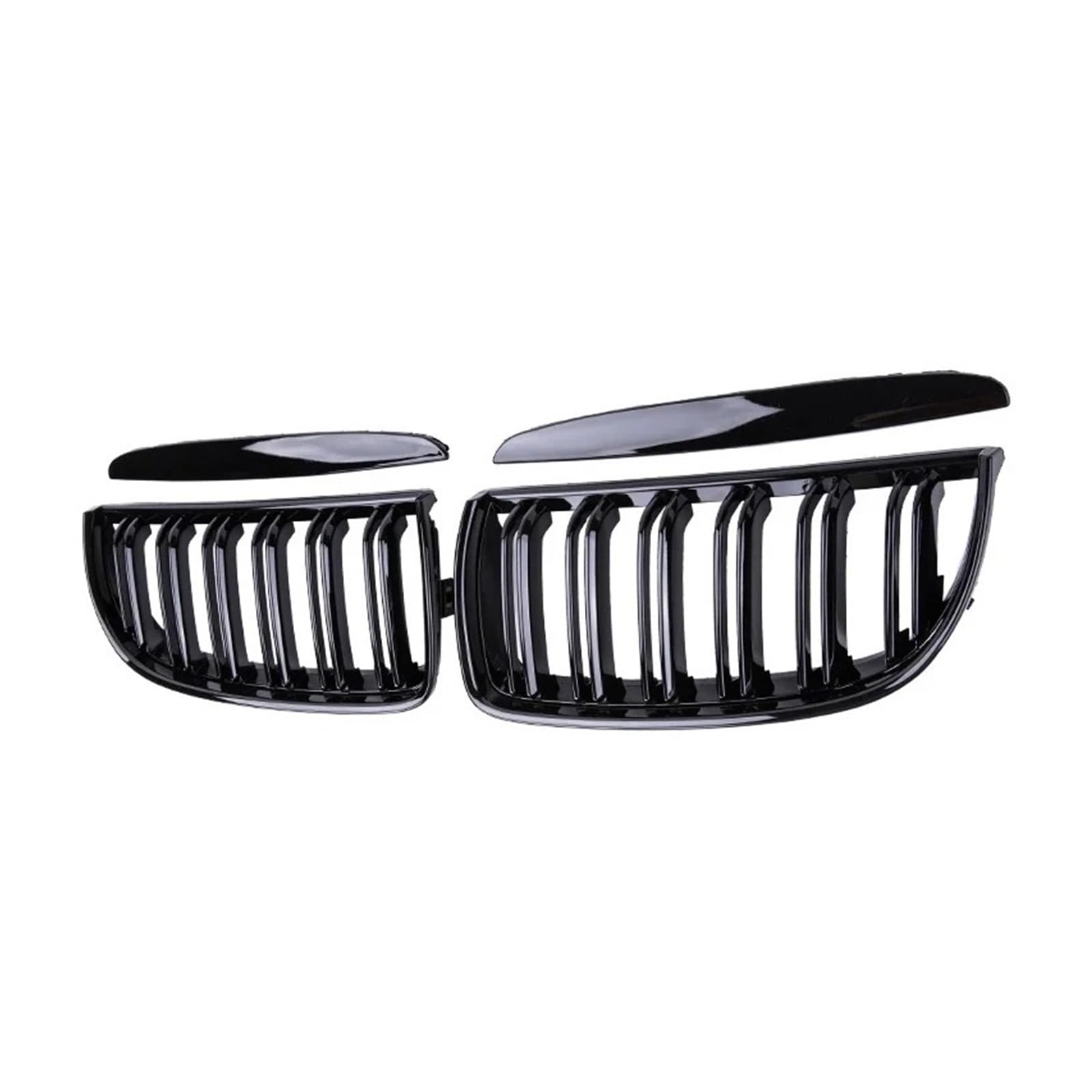 Auto Kühlergrill Für E90 E91 3 Serie 323I 328I 335I 330I 325I 2005-2011 Glanz Schwarz Auto Front Stoßstange Gitter ABS Grille Racing Grill Zubehör Kühlergrill Grill(05-08) von KUVIEZ