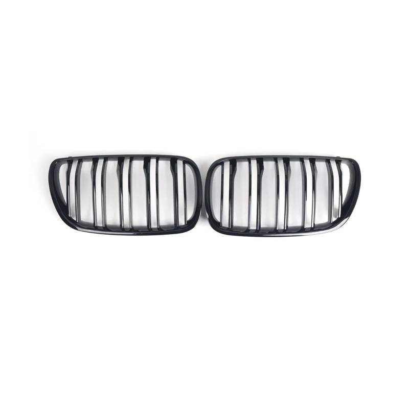 Auto Kühlergrill Für Für X3 E83 Diesel Benzin SUV 2007 2008 2009 2010 Racing Grills Paar Auto Front Niere Grills Glänzend Schwarz Hood Grill Kühlergrill Grill von KUVIEZ