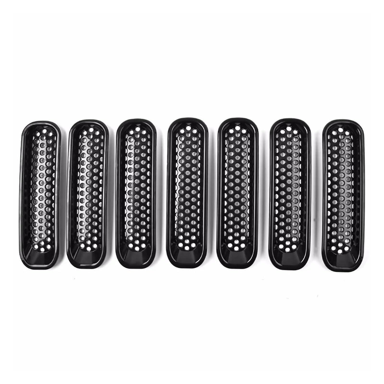 Auto Kühlergrill Für Jeep Für Wrangler Für JK 2007-13 14 15 16 17 2018 Frontgrill Einsatz Grille Abdeckung Front Grille Mesh Einsätze & Scheinwerfer Abdeckung Rahmen Kühlergrill Grill(Type B) von KUVIEZ