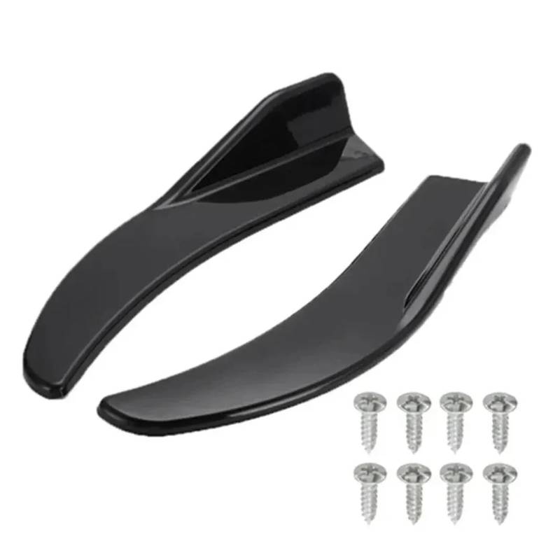 Auto Spoilerlippe 1 Paar Auto Tasche Ecke Stoßstange Spoiler Vorne Hinten Lip Anti-Kollision Universal Auto Seite Rock Anti Kollision Hinten Ecke Zubehör Auto-Frontspoiler von KUVIEZ