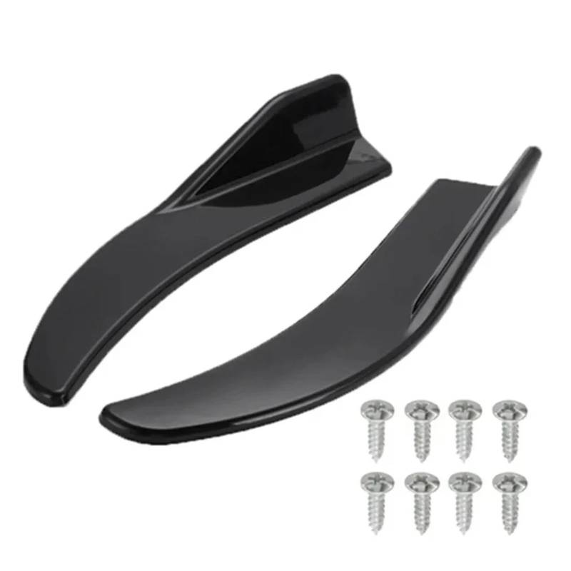 Auto Spoilerlippe 1 Paar Universal Auto Tasche Ecke Stoßstange Spoiler Vorne Hinten Lip Anti-Kollision Auto Seite Rock Anti Kollision Hinten Ecke Zubehör Auto-Frontspoiler von KUVIEZ