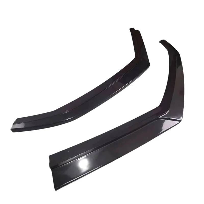 Auto Spoilerlippe 2 Stücke Für VW Für Polo MK5 6R 6C Für TDI Für TSI 2009-2018 Vorderen Stoßfänger Lip Spoiler Kappe Front Lip Schutz Schutz Abdeckungen Bodykit Tuning Auto-Frontspoiler von KUVIEZ