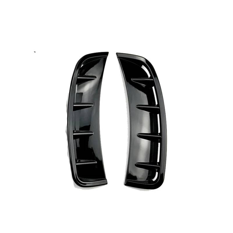 Auto Spoilerlippe 2019 Bis 2019 Für Benz A-Klasse Schrägheck-Limousine W177 Für AMG Für Line Universal Frontstoßstange Seitenverkleidung Lip Spoiler ABS Glänzend Schwarz Auto-Frontspoiler(Glossy Black von KUVIEZ
