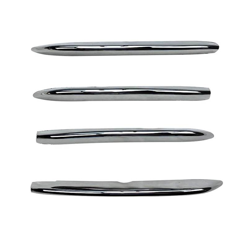 Auto Spoilerlippe 2020 Bis Up Für Benz Für CLA W118 C118 CLA35 Frontschürze Air Vent Splitter Canard Spoiler Grille Glänzend Schwarz Carbon Look Auto-Frontspoiler(Sliver) von KUVIEZ