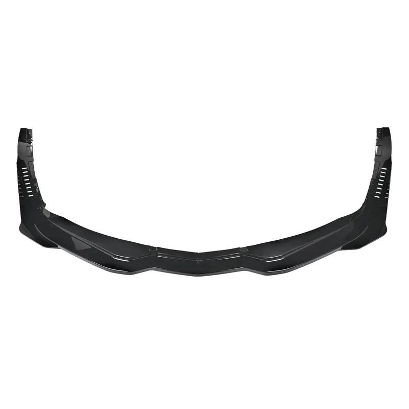 Auto Spoilerlippe 3 Stil Für Chevrolet Für Corvette C7 2014-2019 Auto Vorderen Stoßfänger Lip & Seite Winglets Bühne Spoiler Splitter Carbon Stil Glänzend Schwarz Auto-Frontspoiler(Glossy Black) von KUVIEZ