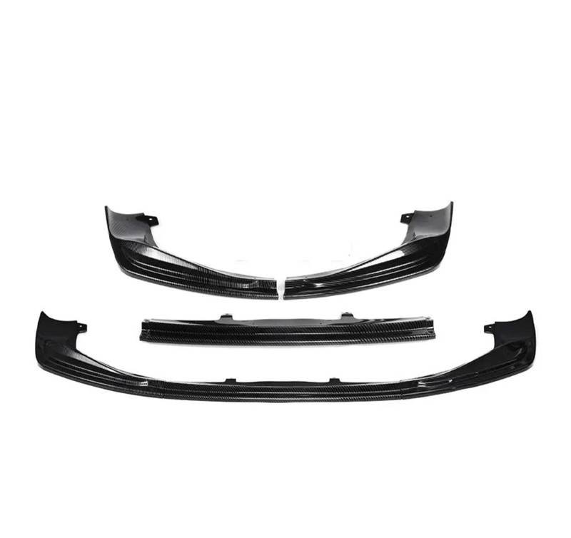 Auto Spoilerlippe 3 Stück Für Lexus IS250/350/200T/300 Für AWD Für F-Sport 2014 2015 2016 Carbon Fiber Front Bumper Lip Splitter Diffusor Spoiler Kinn Body Kit Auto-Frontspoiler(Carbon Look) von KUVIEZ