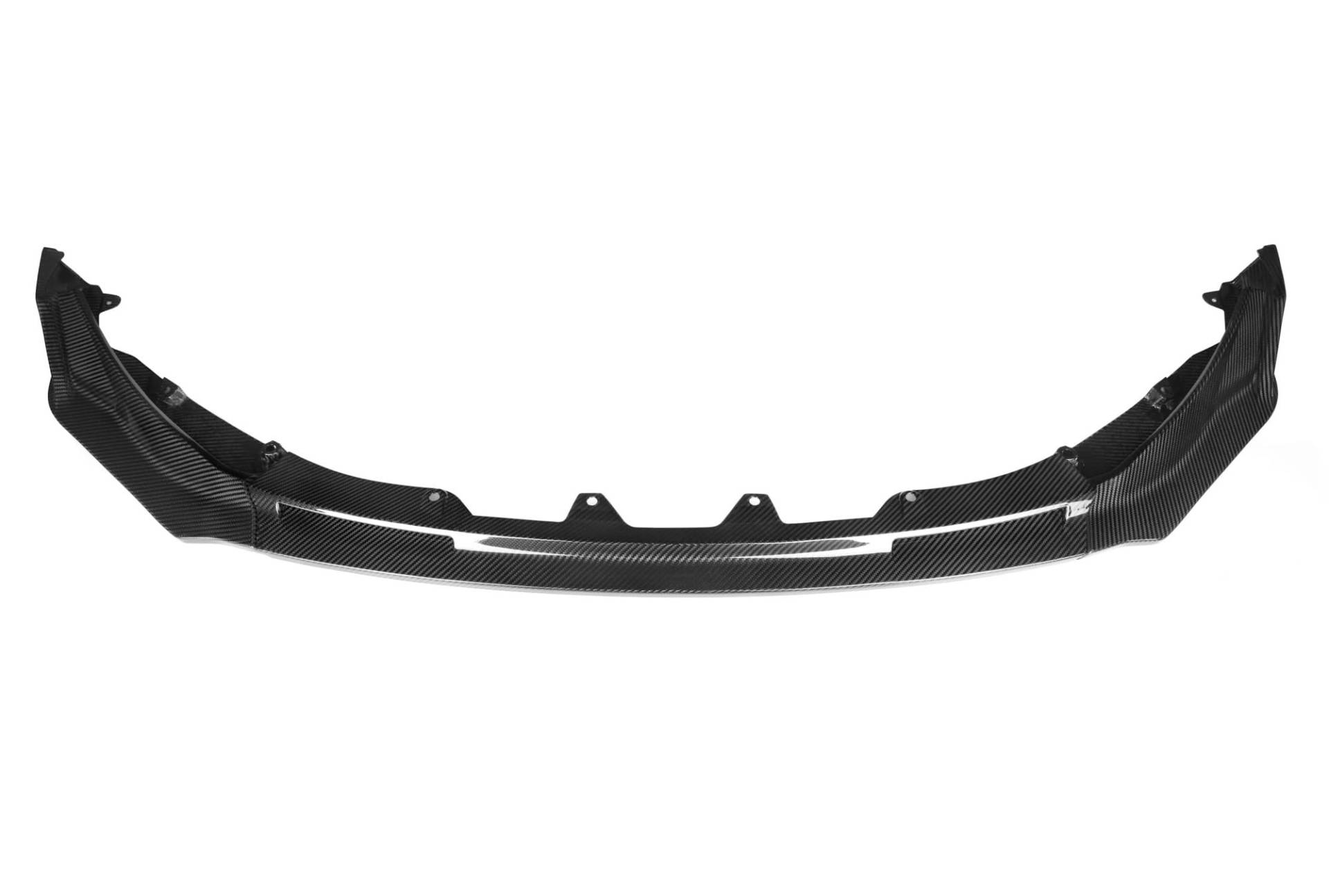 Auto Spoilerlippe 3PCS Für G80 G82 G83 Für M3 Für M4 2021 Auto Styling Körper Kit Spoiler Ente Lip Schutz Abdeckung Echt Dry Carbon Fiber Front Bumper Lip Splitter Auto-Frontspoiler(V-Style) von KUVIEZ