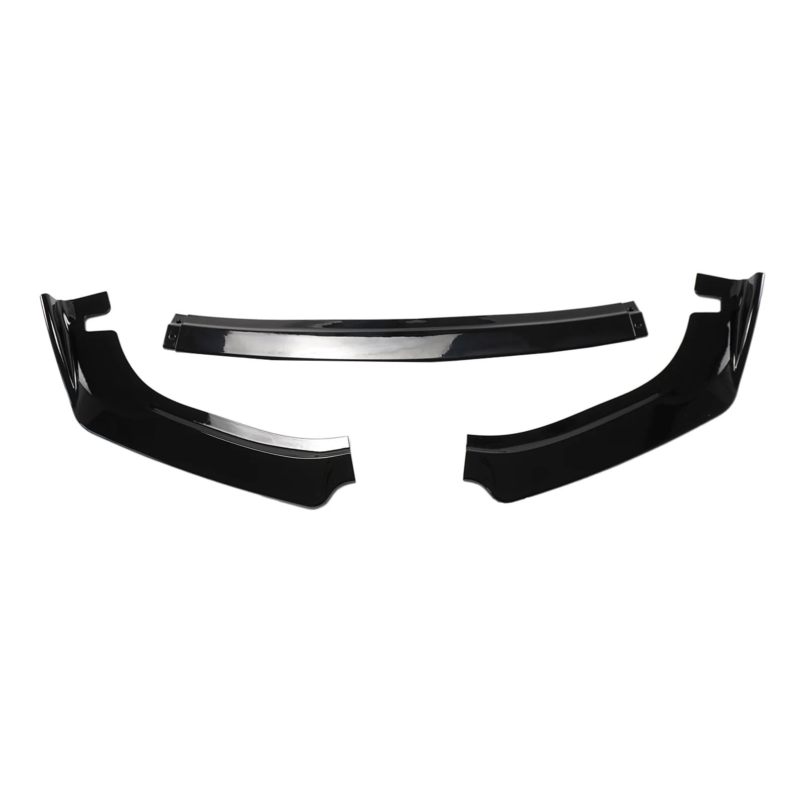 Auto Spoilerlippe 3PCS Für Lexus IS250 IS350 2014 2015 2016 Basis Frontschürze Lip Auto Zubehör Glänzend Schwarz/Carbon Faser Look Spoiler Splitter Auto-Frontspoiler(Matt-schwarz) von KUVIEZ