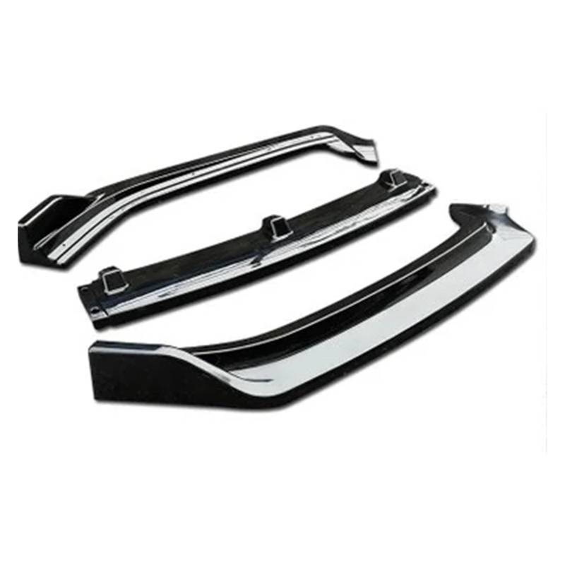 Auto Spoilerlippe 3PCs Für VW Für Polo 6R 6C Universal Frontschürze Lip Body Kit Spoiler Splitter Diffusor ABS Kunststoff Professionelle Auto-Frontspoiler von KUVIEZ