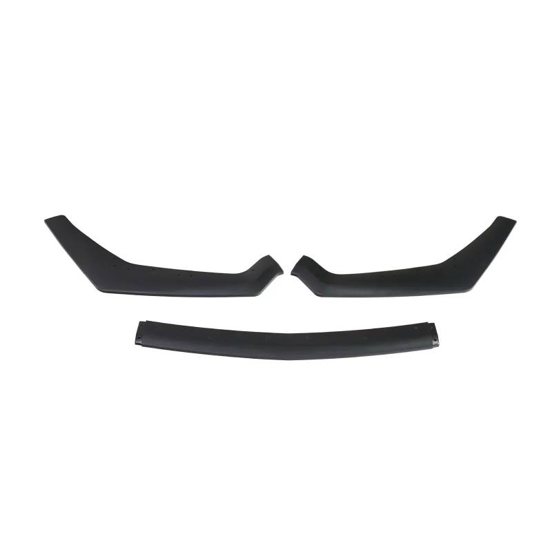 Auto Spoilerlippe 3Pcs Für Ford Für Mustang GT 2018 2019 2020 2021 Auto Vorderen Stoßfänger Lip Spoiler Seite Splitter Deflektor Körper Kits Wachen Zubehör Auto-Frontspoiler(Matt-schwarz) von KUVIEZ