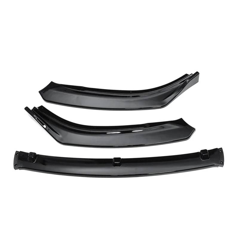 Auto Spoilerlippe 3Pcs Für Mazda 6 Für Atenza 2014 2015 2016 2017 2018 Körper Kit Auto Front Stoßstange Splitter Lip Diffusor Spoiler Schutz Abdeckung Trim Auto-Frontspoiler(Glossy Black) von KUVIEZ