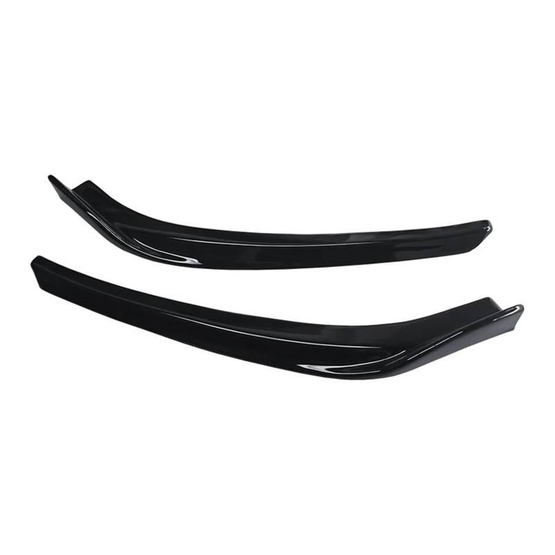 Auto Spoilerlippe 3Pcs Für Mazda Für CX-5 2012-2018-2021 Front Wrap Winkel Splitter Stoßstange Stamm Lip Spoiler ABS Auto Körper Kit Zubehör Carbon Look Auto-Frontspoiler(Gloss Black) von KUVIEZ
