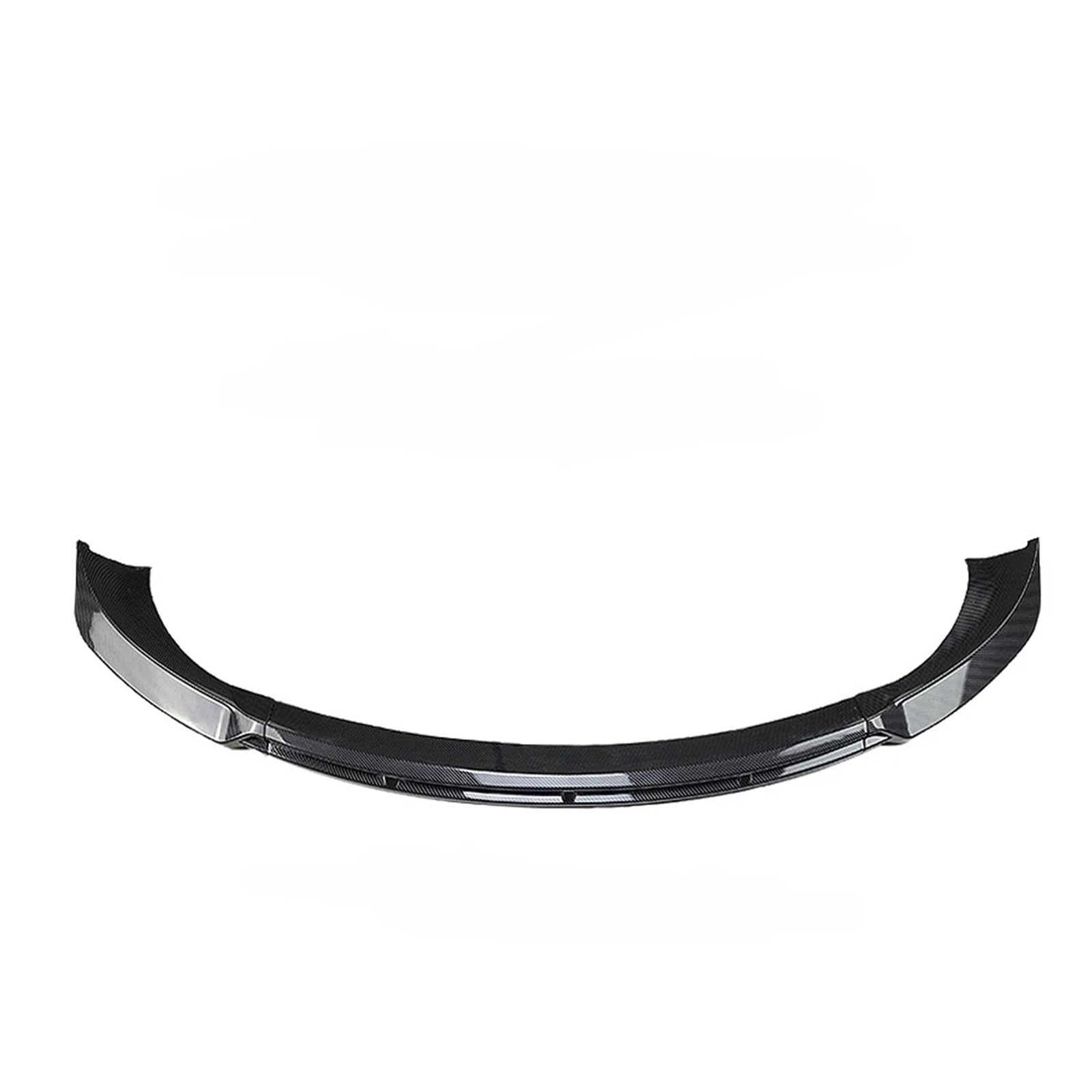 Auto Spoilerlippe 3X Für Tesla Für Modell 3 Für Stil 2017 Zu 2023 Frontschürze Lip Abdeckung Splitter Canards Glanz Schwarz Body Kit Spoiler Deflektor Auto-Frontspoiler(Carbon Look) von KUVIEZ