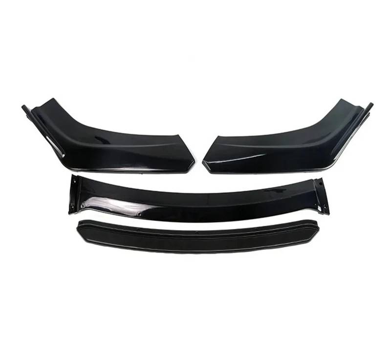 Auto Spoilerlippe 4 Teile/Satz Universal Auto Außen Teile Auto Front Lip Splitter Abnehmbare Stoßstange Kinn Spoiler Auto-Frontspoiler(Matt-schwarz) von KUVIEZ