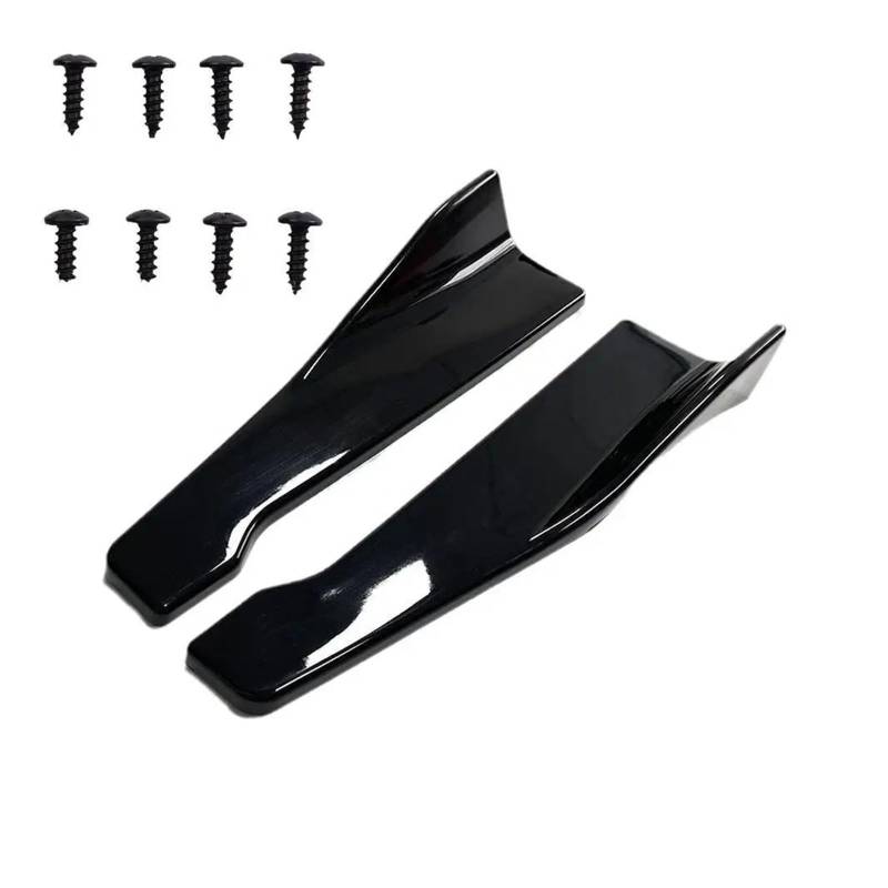 Auto Spoilerlippe 48CM Länge Universal Auto Vorne Hinten Stoßstange Streifen Lip Spoiler Diffusor Splitter Kratzschutz Auto-Frontspoiler(A) von KUVIEZ