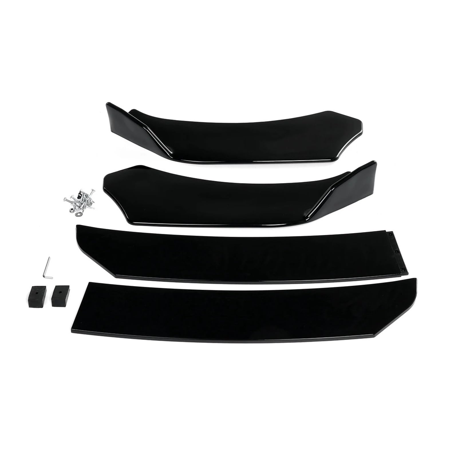 Auto Spoilerlippe 4PCS Universal Für Infiniti Q50 Q60 Q70 G25 G37 Alle Modelle Auto Front Stoßstange Splitter Lip Auto-Frontspoiler Auto Spoilerlippe 4PCS Universal Für Infiniti Q50 Q60 Q70 G25 G37 Alle Modelle Auto Front Stoßstange Splitter Lip Auto-Frontspoiler von KUVIEZ