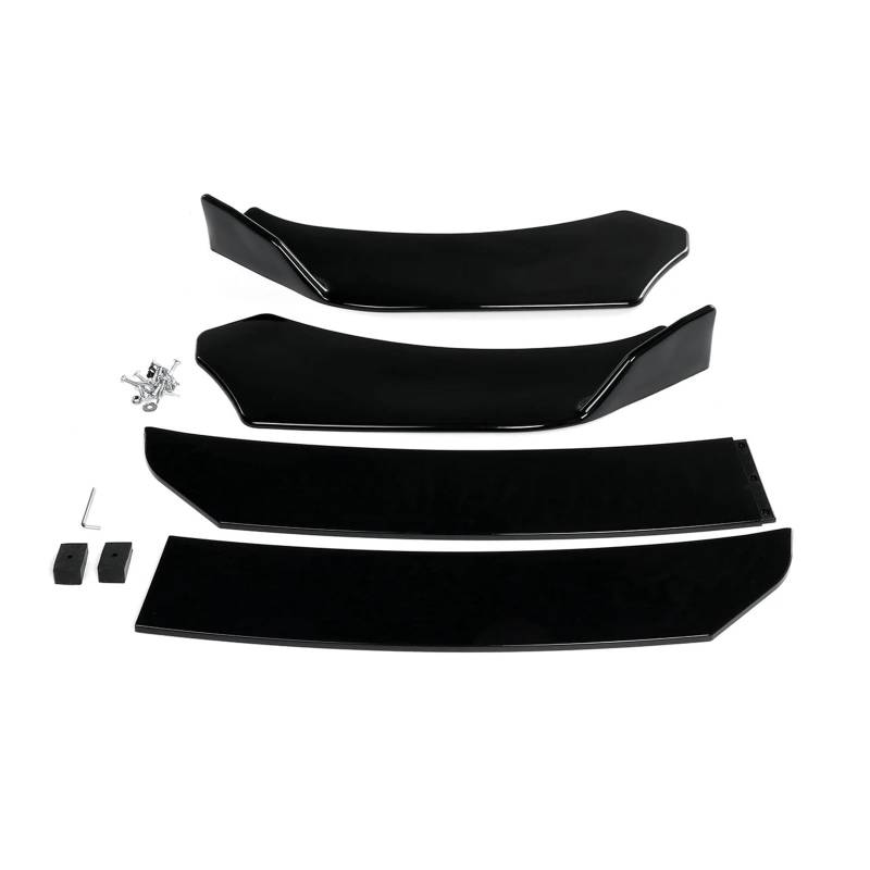 Auto Spoilerlippe 4PCS Universal Für Infiniti Q50 Q60 Q70 G25 G37 Alle Modelle Auto Front Stoßstange Splitter Lip Auto-Frontspoiler von KUVIEZ