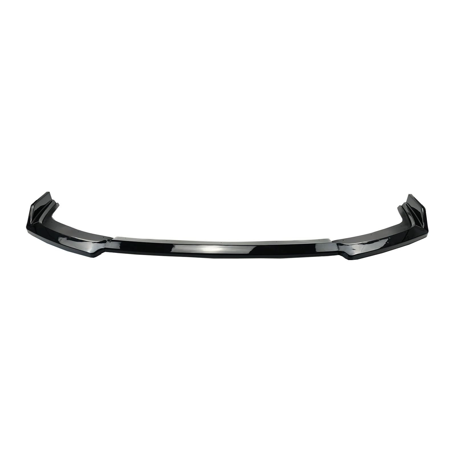 Auto Spoilerlippe 5PCS Auto Vorderen Stoßfänger Lippe Für Civic 10th FK7 Fließheck SI 2016-2021 2 & 4 Tür R Stil Spoiler Splitter Glänzend Schwarz Auto-Frontspoiler(Glossy Black) von KUVIEZ