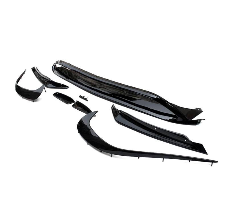 Auto Spoilerlippe ABS Front Lip Spoiler Splitter Canards Auto Styling Stoßstange Zierleisten Dekoration Für Benz EINE Klasse W176 A200 A250 A45 Für AMG 2016 2017 2018 Auto-Frontspoiler von KUVIEZ