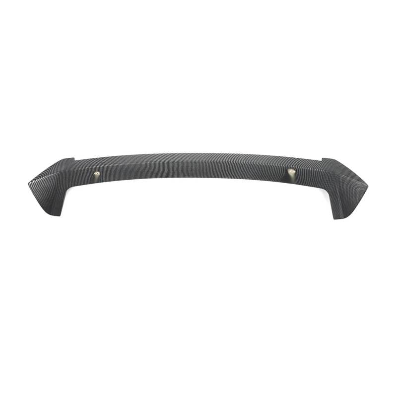 Auto Spoilerlippe Auto Dachspoiler Hinten Heckspoiler Heckflügel ABS Body Kits Tuning Für 1 Series Fließheck E81 E87 120i 118i 116i 2004 05 06 07 08 09 10 2011 Auto-Frontspoiler(Carbon Fibre) von KUVIEZ