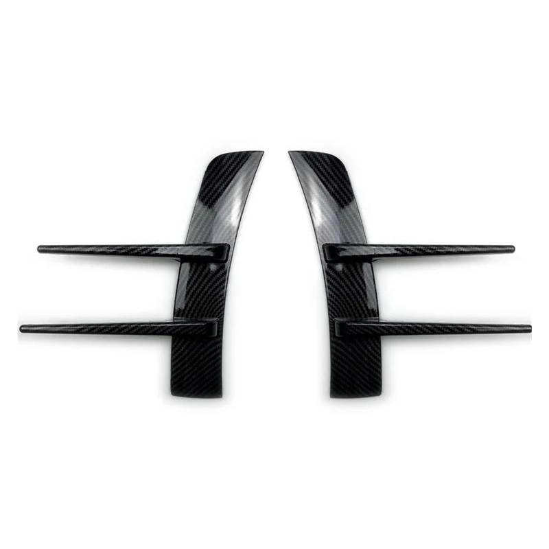 Auto Spoilerlippe Auto Front Canards Schürze Stoßstange Splitter Spoiler Body Kits Für Benz W177 A180 A200 A250 A260 Für AMG A35 2018 2019 2020 2021 2022 Auto-Frontspoiler(Carbon Look 1) von KUVIEZ