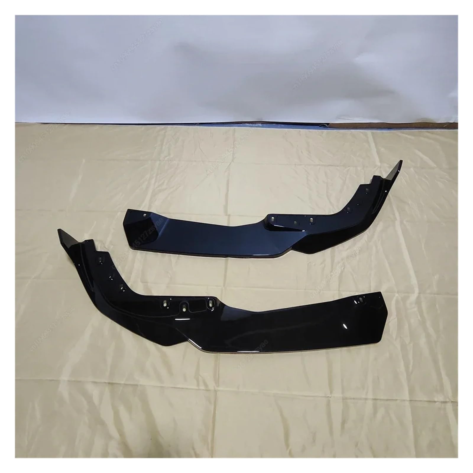 Auto Spoilerlippe Auto Front Stoßstange Splitter Lip Spoiler Schutz Körper Kits Für 3 Serie G20 G21 Sport 320i 325i 330i 320d M340i Für LCI 2022-2024 + Auto-Frontspoiler(Gloss Black) von KUVIEZ