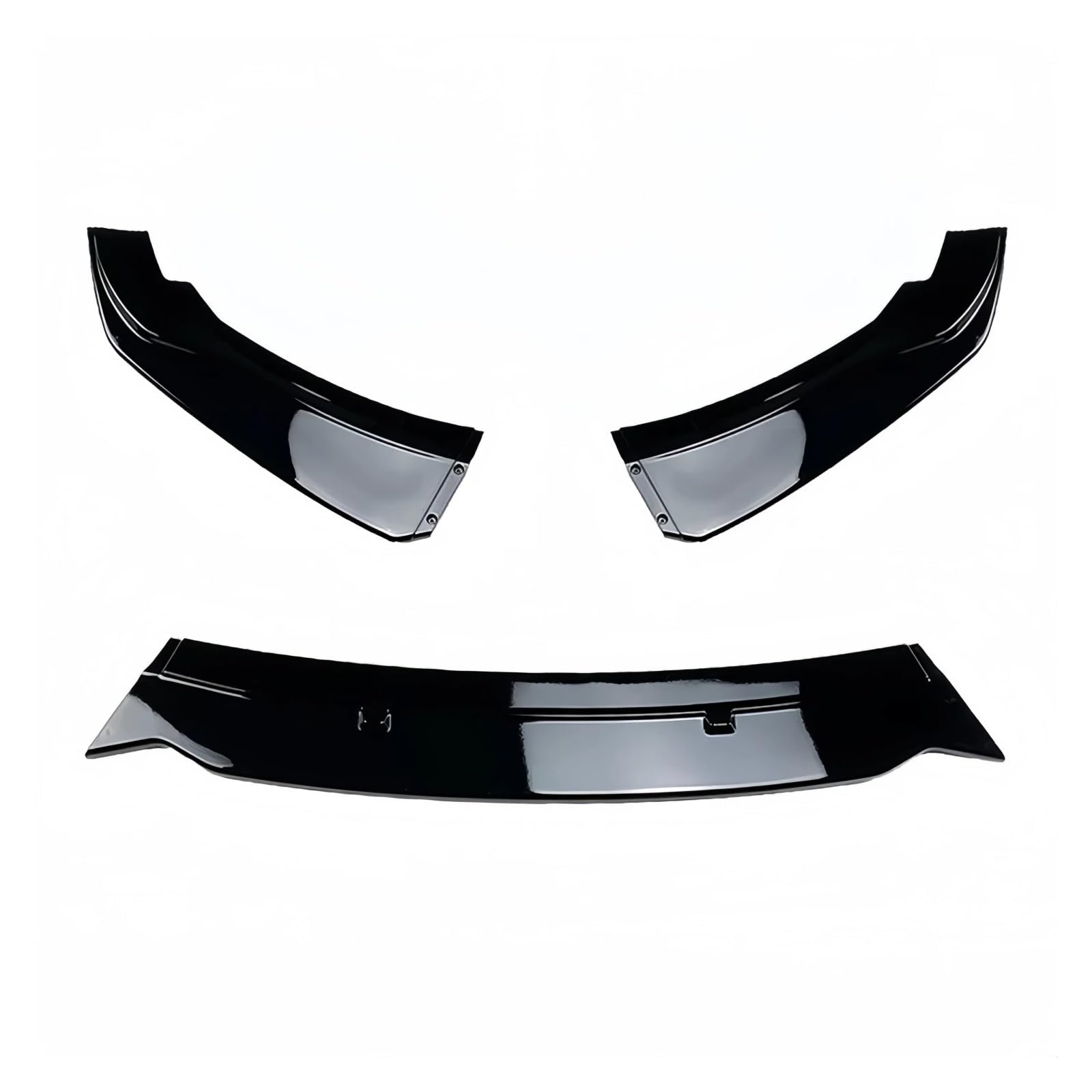 Auto Spoilerlippe Auto Front Stoßstange Splitter Lippe Für F20 F21 116i 118i 120i 1 Serie 2011-2019 Glänzend Schwarz Seite Spoiler Carbon Look Body Kits Auto-Frontspoiler(Gloss Black) von KUVIEZ