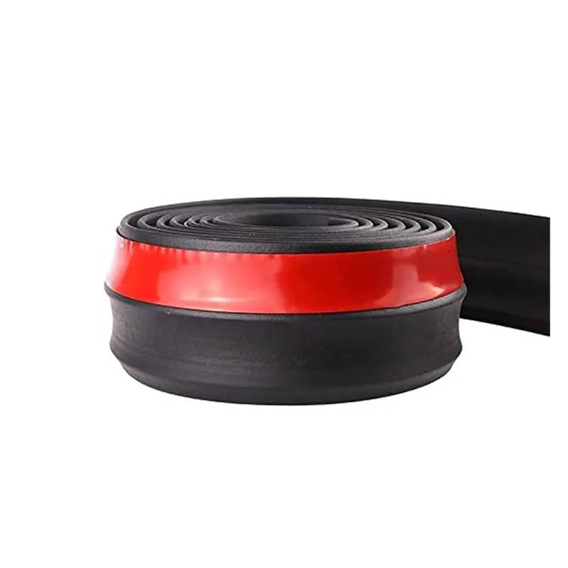 Auto Spoilerlippe Auto Frontschürze Schutz Front Stoßstange Gummi Lip Splitter Körper Spoiler Kinn Lip Rock Schutz Mit Band Auto Zubehör Auto-Frontspoiler von KUVIEZ