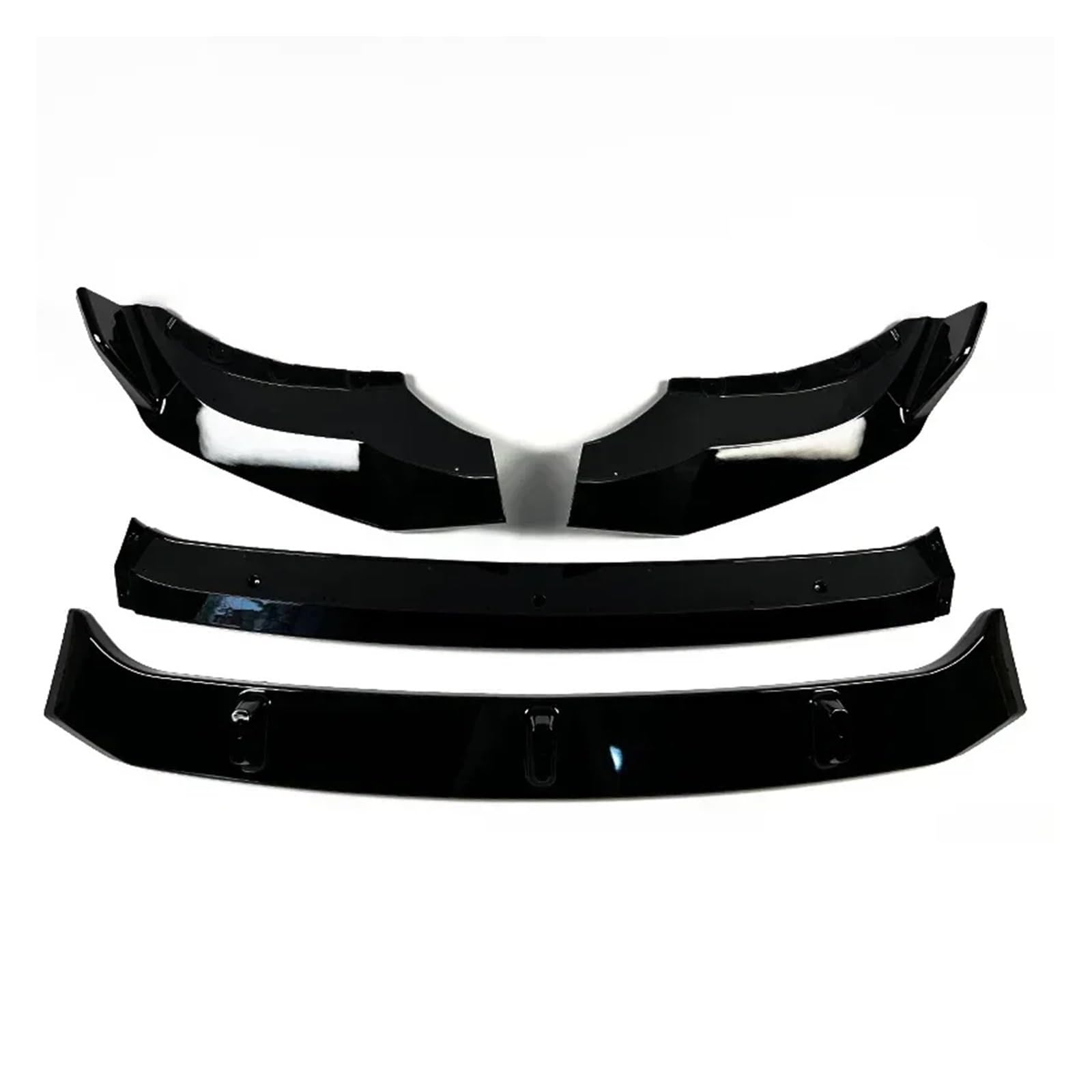 Auto Spoilerlippe Auto Lower Front Bumper Für Für X5 G05 Für MSport 2019 2020 2021 2022 2023 Spoiler Lip Unteren Körper Kit Diffusor Splitter Tuning Schutz Auto-Frontspoiler(Glossy Black) von KUVIEZ